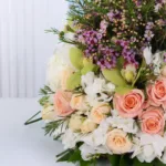 Peach Rose Table Centrepiece 2 peach-rose-table-centrepiece_02
