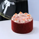 Romantic Red Ice Cream Cake Combo 2 romantic-red-bloom-velvet-cake-set_02