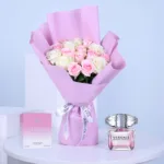 Versace Bright Crystal For Women 90ML & Bouquet 1 versace-bright-crystal-for-women-90ml-&-bouquet