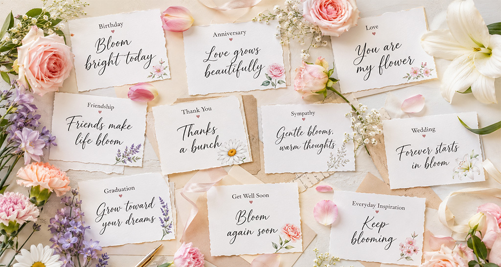Explore 50 short flower quotes filled with inspiration, beauty, and charm. Perfect for birthdays, celebrations, social media captions, cards, and everyday moments that deserve a touch of floral elegance.