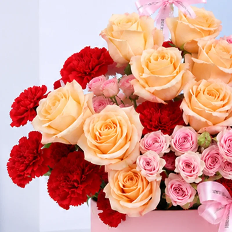 birthday-flower-box-arrangement_04 birthday flower box arrangement 04