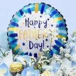 Father's Day Bouquet with Balloon 4 rose-delphinium-chocolate-bouquet-with-balloon_04