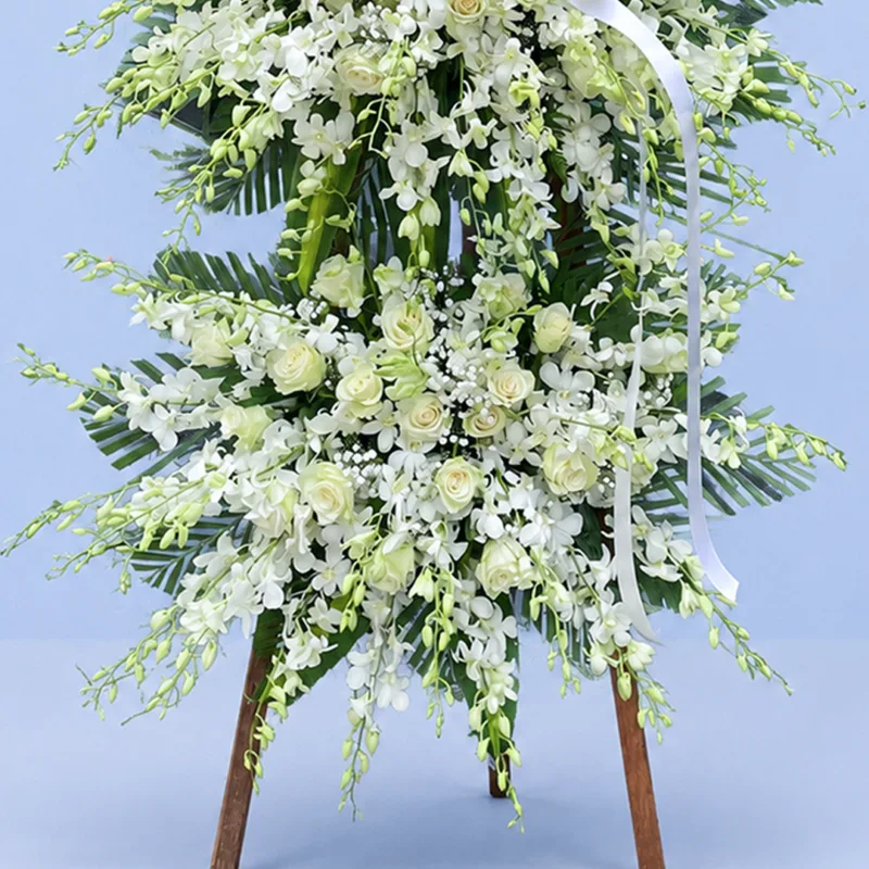 eternal-white-tribute-stand_03 eternal white tribute stand 03