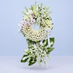 Eternal White Wreath Stand 1 eternal-white-wreath-stand