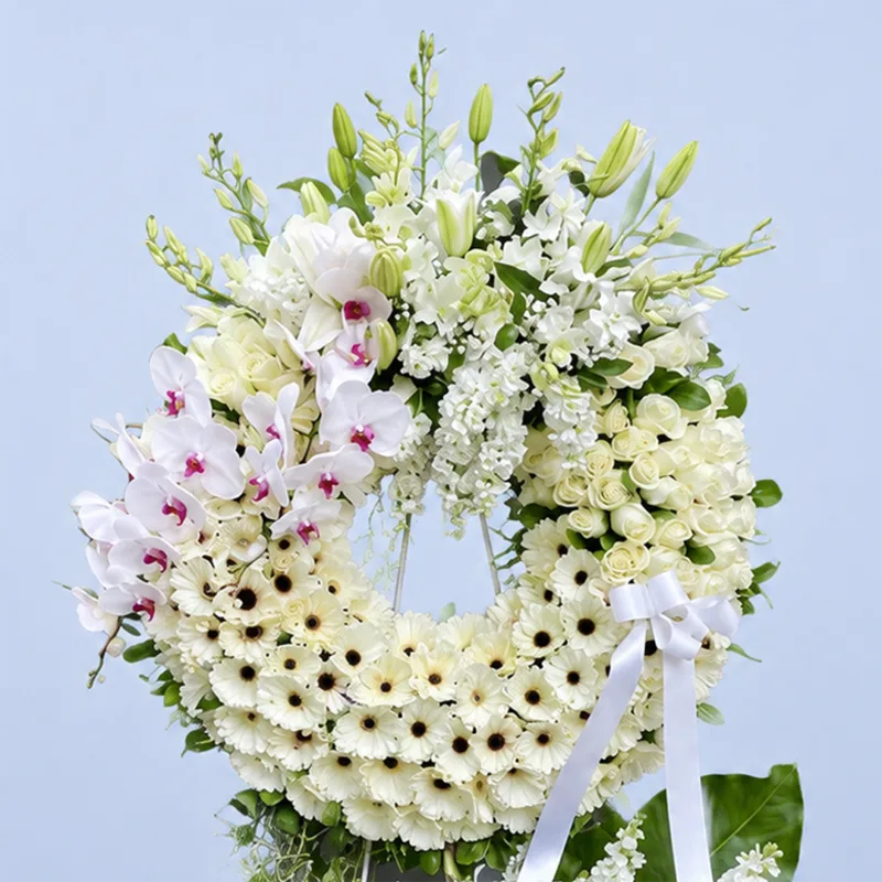 eternal-white-wreath-stand_02 eternal white wreath stand 02