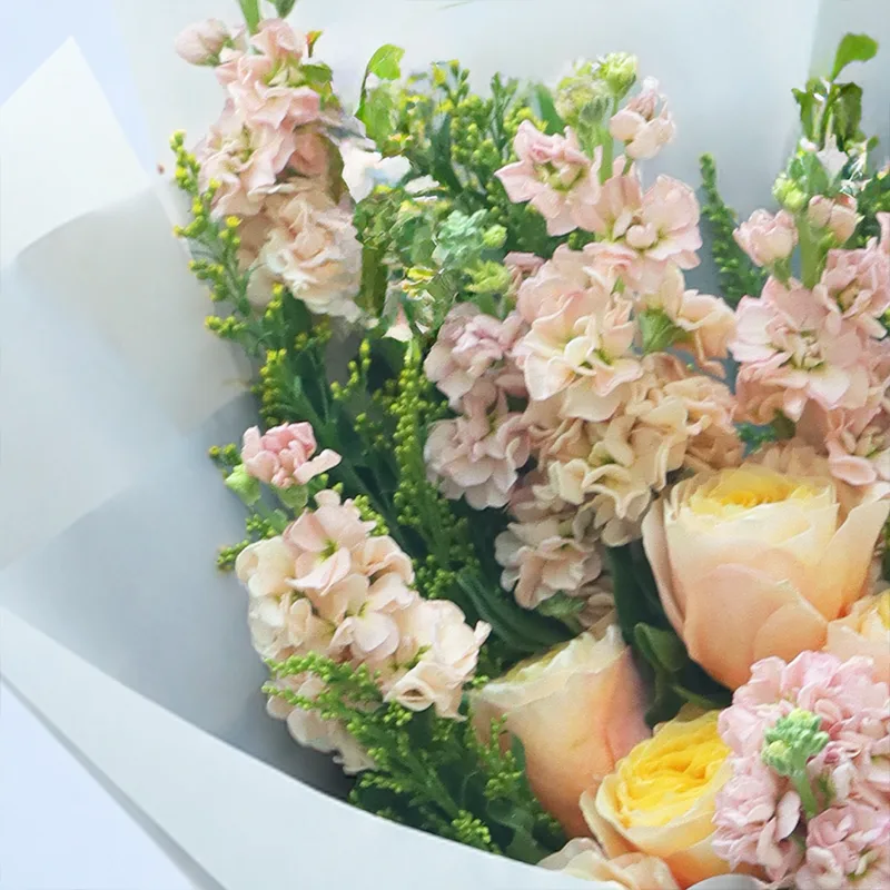 mixed-peach-bloom-bouquet_04 mixed peach bloom bouquet 04