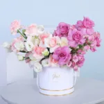 Purple & Pink Rose Hat Box 1 purple-pink-rose-hat-box