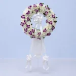 White & Purple Orchid Tribute Stand 1 white-purple-orchid-tribute-stand
