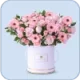 pastel flowers icon